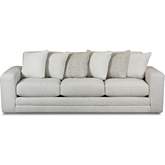 Track Arm Sofa in Hogan Cotton Off White Fabric